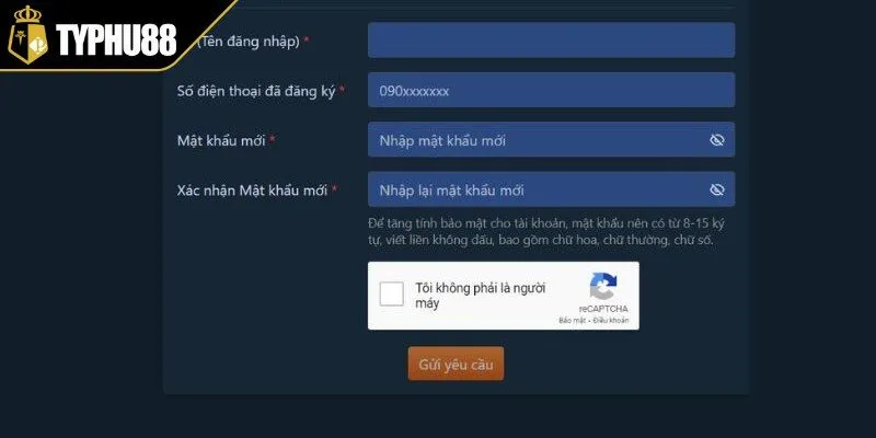 Chi tiết các bước đổi lại mật khẩu